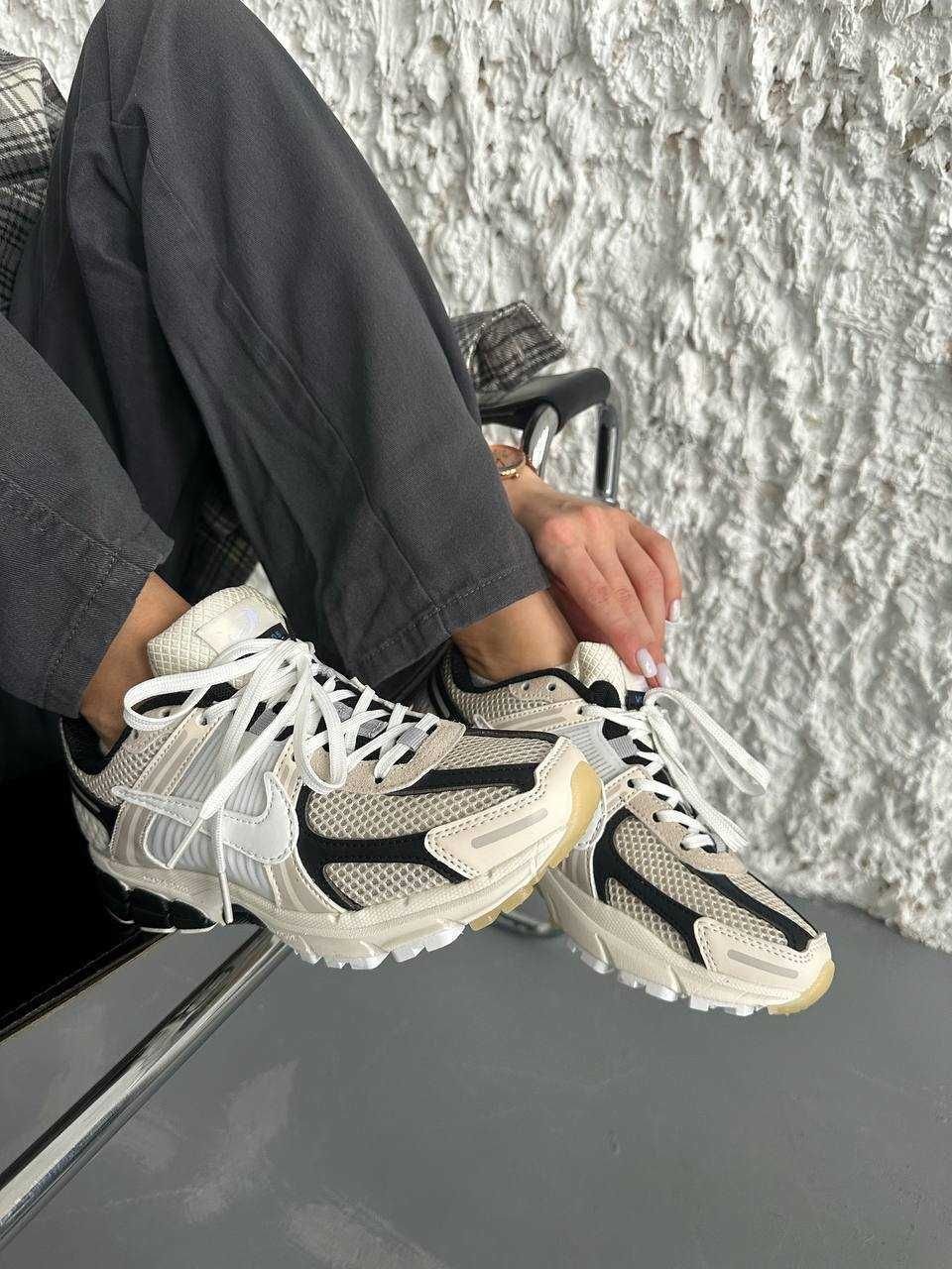 Кросівки Nike Zoom Vomero 5 Beige Black / кроси Найк Зум Вомеро 5 беж