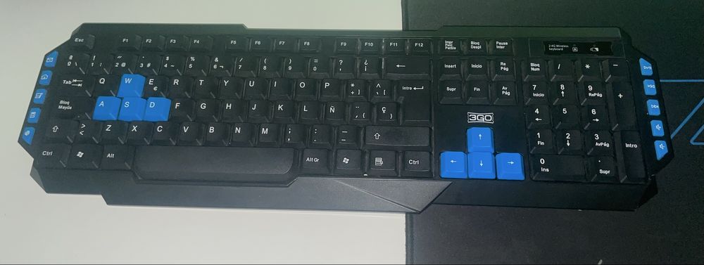 Teclado e Rato wireless Combodrile W2