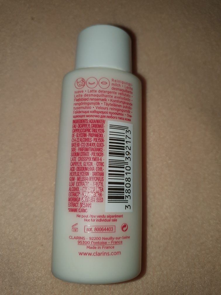 Velvet Cleansing Milk CLARINS aksamitne mleczko do demakijazu 50 ml