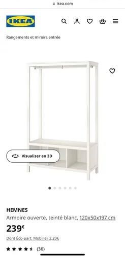 Roupeiros Abertos IKEA com cestos e iluminação