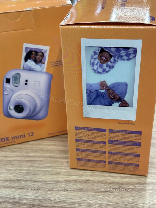 Фотокамера миттєвого друку Fujifilm Instax Mini 12 Lilac Purple