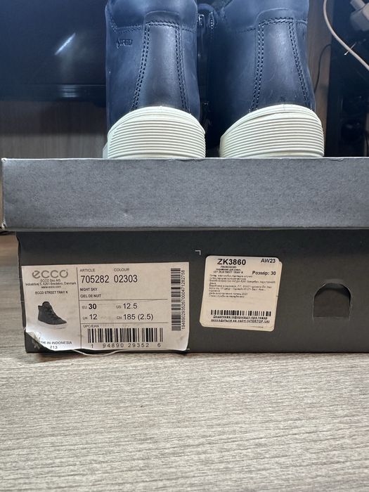 Зимові черевики ECCO 30 р (18,5 см)