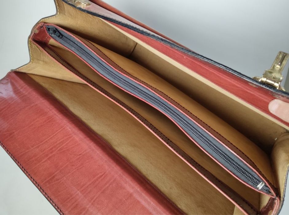 Mala em couro - mala executivo