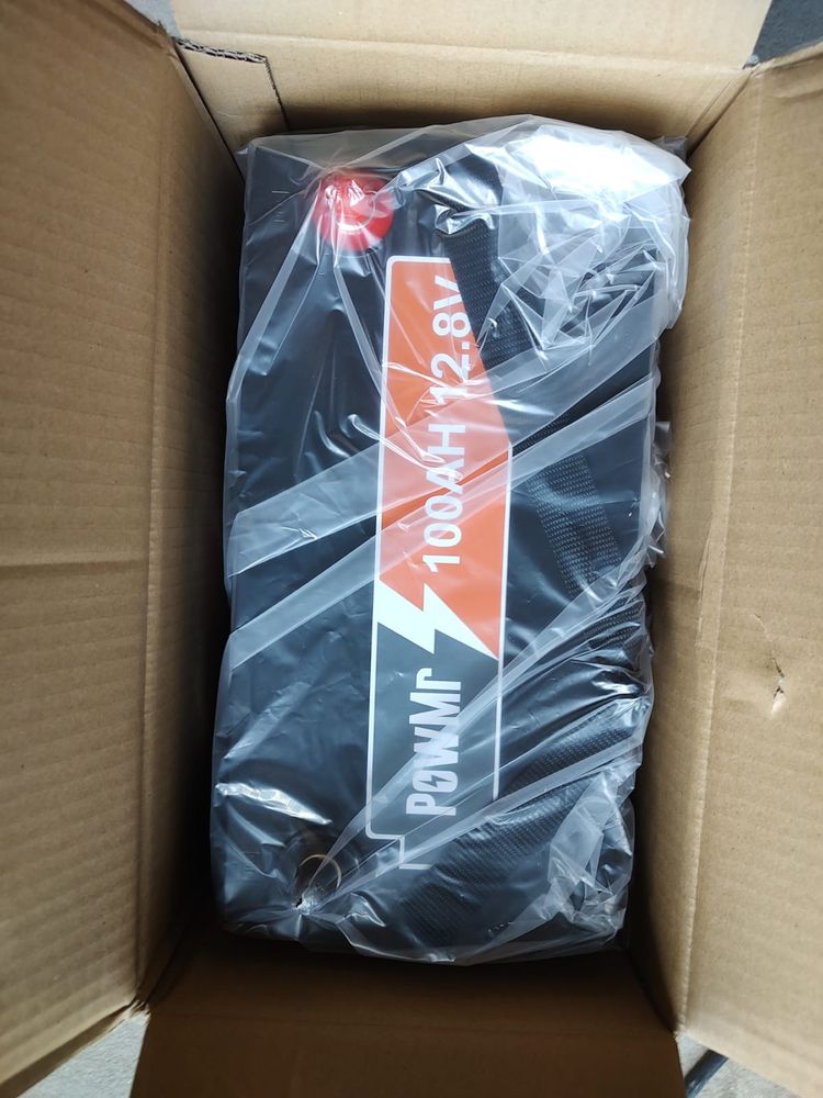 PowMr батарея АКБ LiFePo4 12.8V x 4 5.6Квт 48V балансір під інвертор