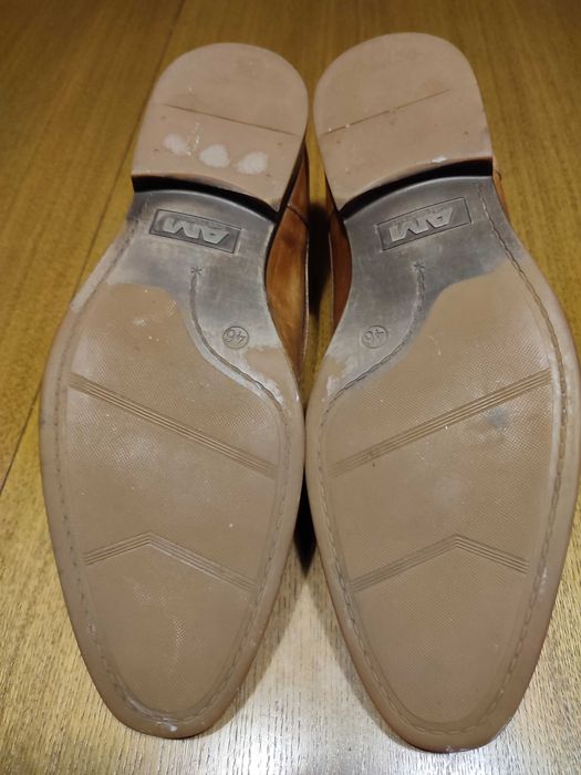 Buty męskie AM SHOE  skóra naturalna rozmiar 46