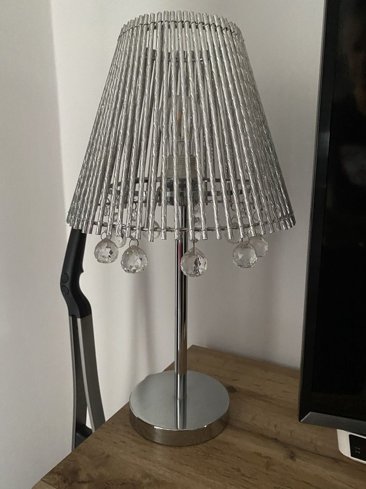 Lampka stojąca Home&You kryształki kamienie glamour