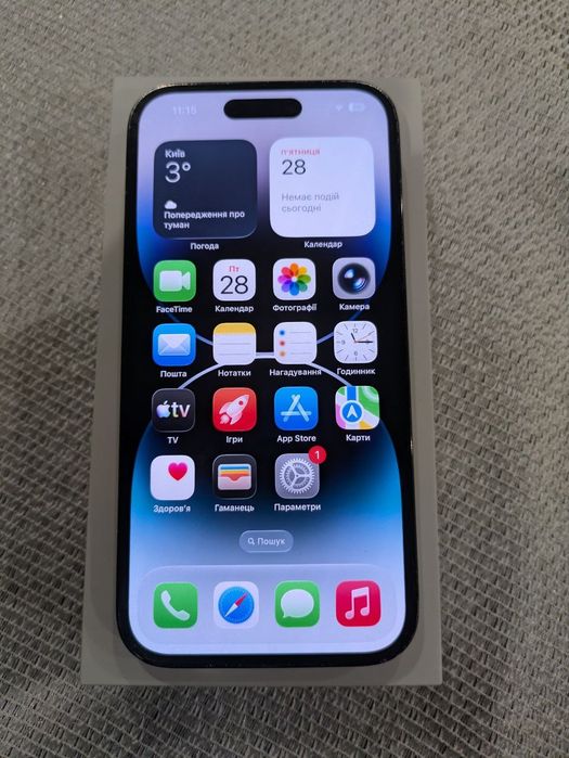 Apple, iPhone 14 pro , 128 gb , фізична сім, айфон , iphone