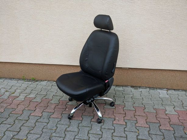 Samochodowy skórzany fotel biurowy