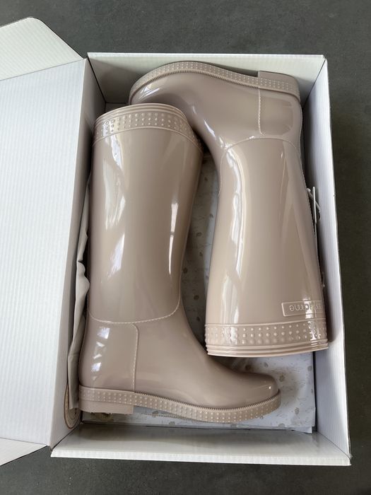 Kalosze poprosze rozm 38 nowe sand beige