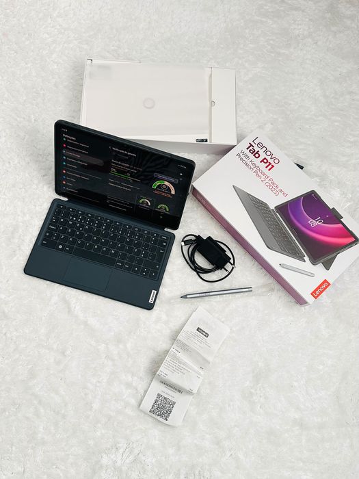 Tablet Lenovo P11 Gen 2 com capa de teclado + caneta + carregador