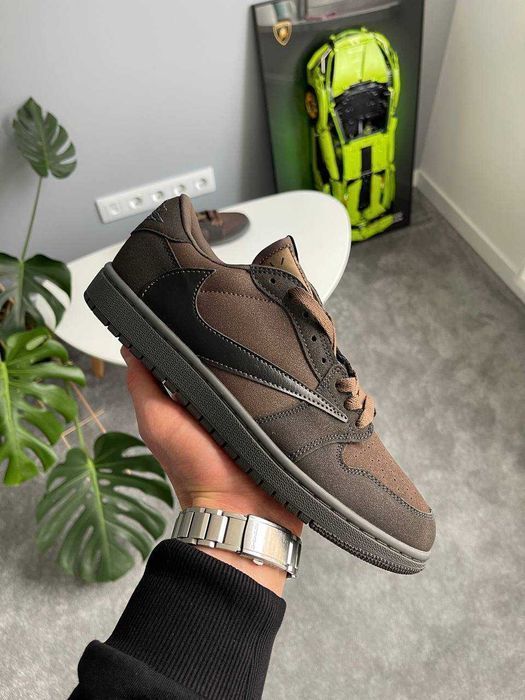 Кросівки Nike Air Jordan 1 OG SP Travis Scott Velvet Brown premium