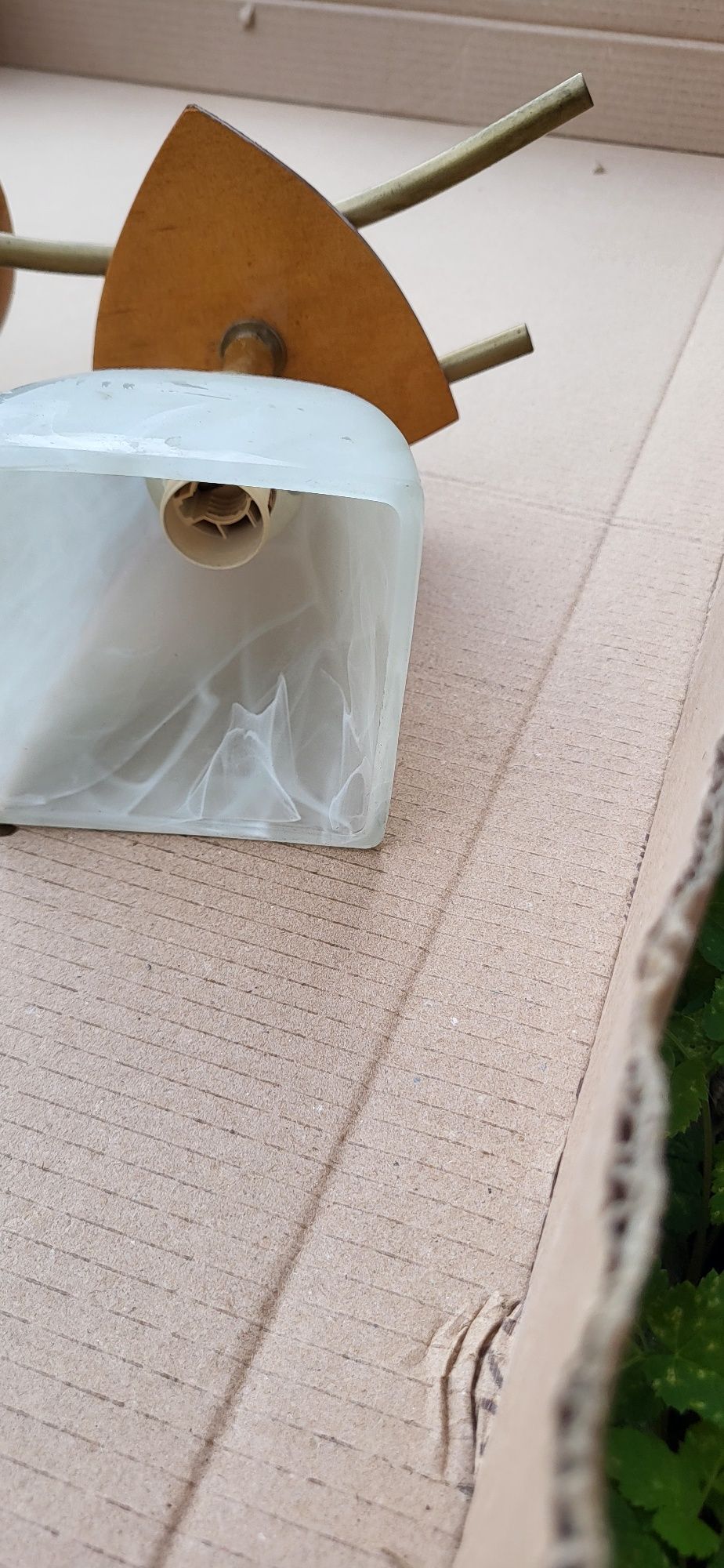 Lampa sufitowa klosze szklane
