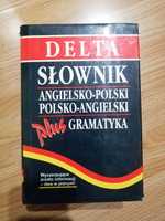 DELTA Słownik Angielsko- Polski Polsko-Angielski  Plus Gramatyka