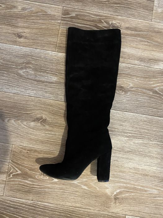 Сапожки натуральні замшеві