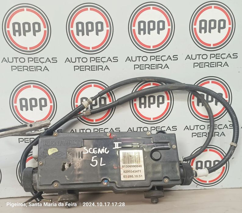 Travão de mão eléctrico Renault Scenic 2 de 5 lugares ( DESBLOQUEADOR SEGURANÇA EXTERIOR ).