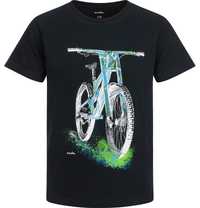 T-shirt Koszulka chłopięca 128 Bawełna MTB Bmx Rower Czarny Endo