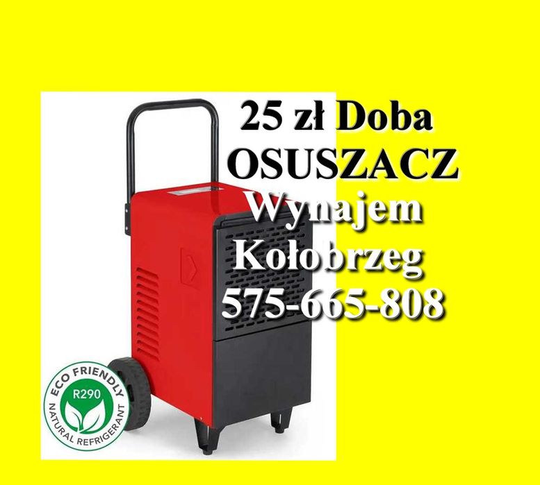 > OSUSZANIE budynków Kołobrzeg Wynajem Osuszacz budowlany nowy wydajny