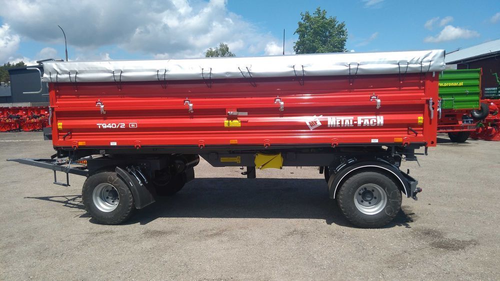 Przyczepa paletowa dwuosiowa long Metal- Fach T940/2, 6 ton OD RĘKI