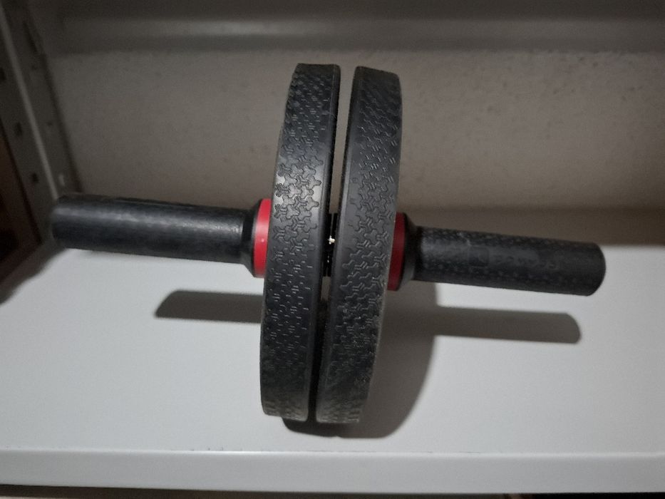 Roda dupla abdominal musculação
