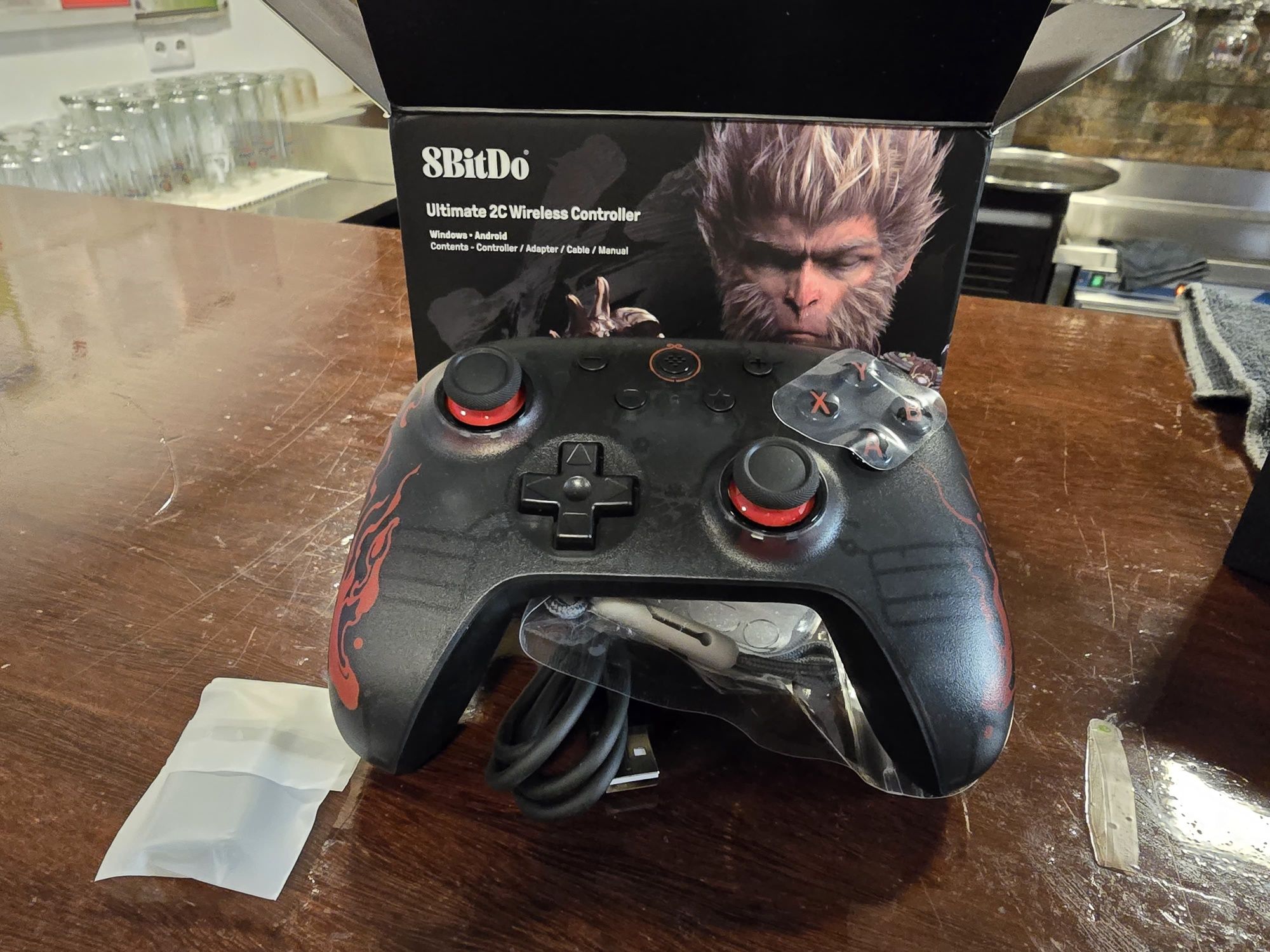 Comando 8bitdo Ultimate 2c Wireless Edição especial Black Myth: Wukong