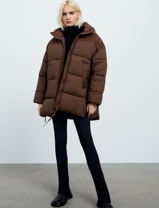 Зимова куртка пуфер Zara