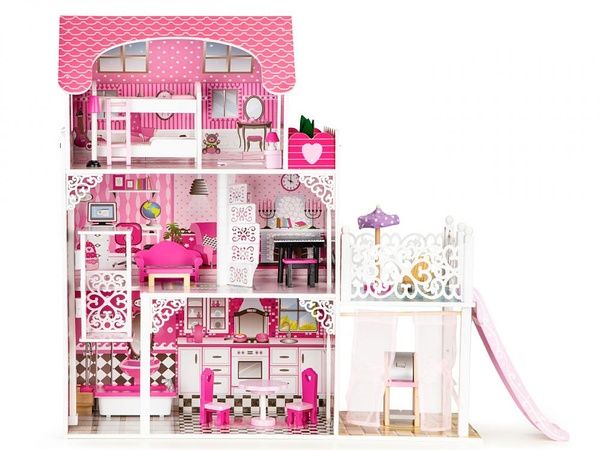 Ляльковий будинок,кукольний домик,замок для ляльок,дерев'яні іграшки