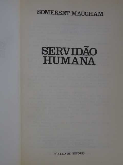 Servidão Humana de William Somerset Maugham