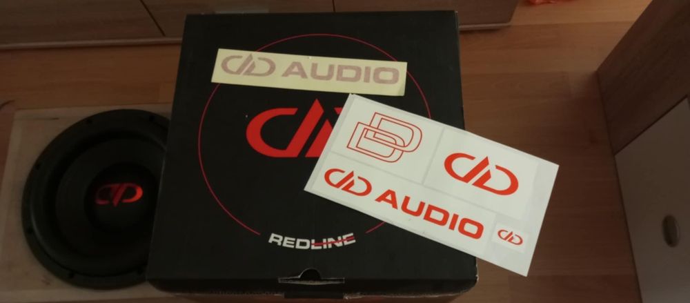 Subwoofer ddaudio DD610d-d2 + wzmacniacz, okablowanie