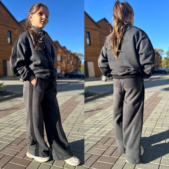 ‼️Флісовий костюм на дівчинку. Фліс ПОЛАР. Розміри від 110 до 164