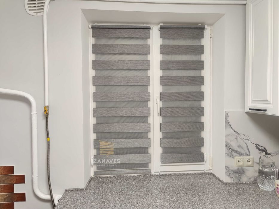 Тканинні ролети, жалюзи день ночь, римські, рулонні штори, ролеты