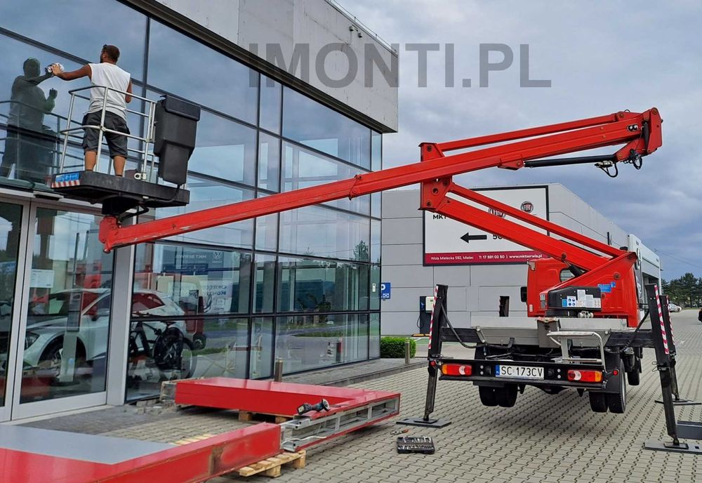 Podnośnik koszowy, zwyżka, wynajem, usługi, operator, kosz 300kg 20,5m