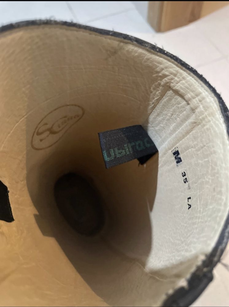 Botas de equitacao novos de pele tamanho 35