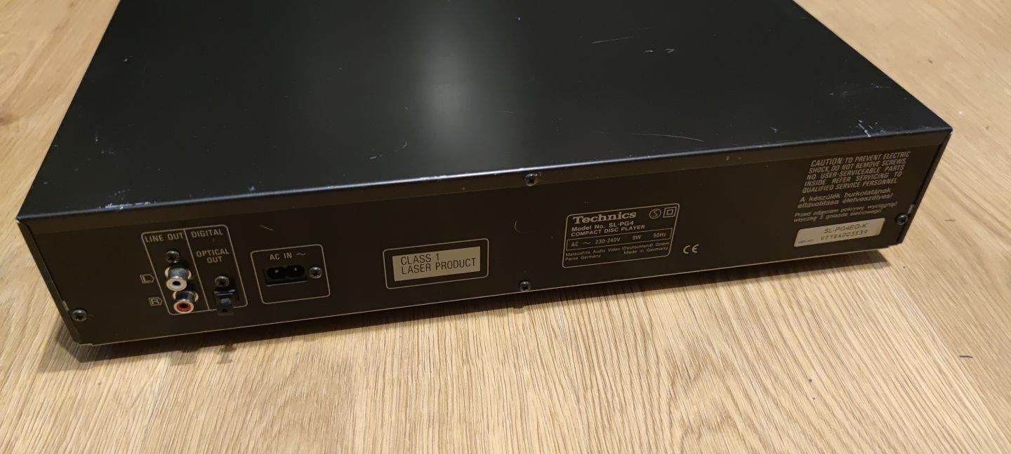 Kompakt Technics SL-PG4 odtwarzacz płyt cd