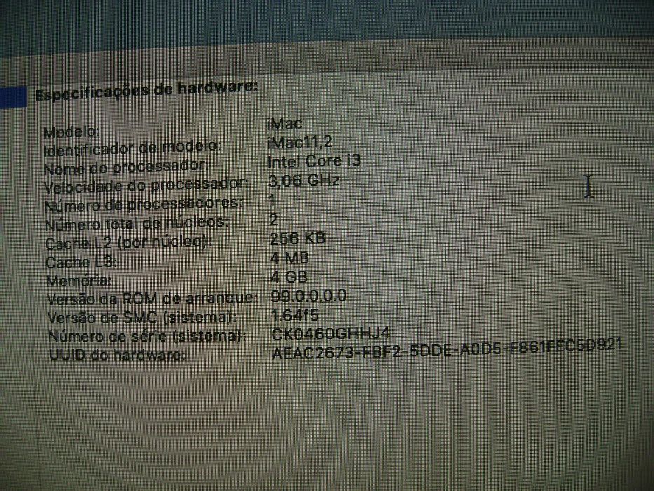 computador Apple iMac de 21,5”.