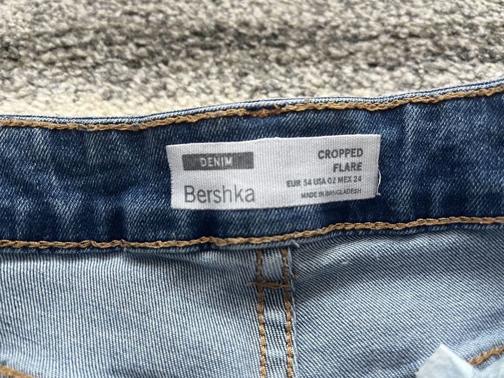 Spodnie jeansowe bershka 34