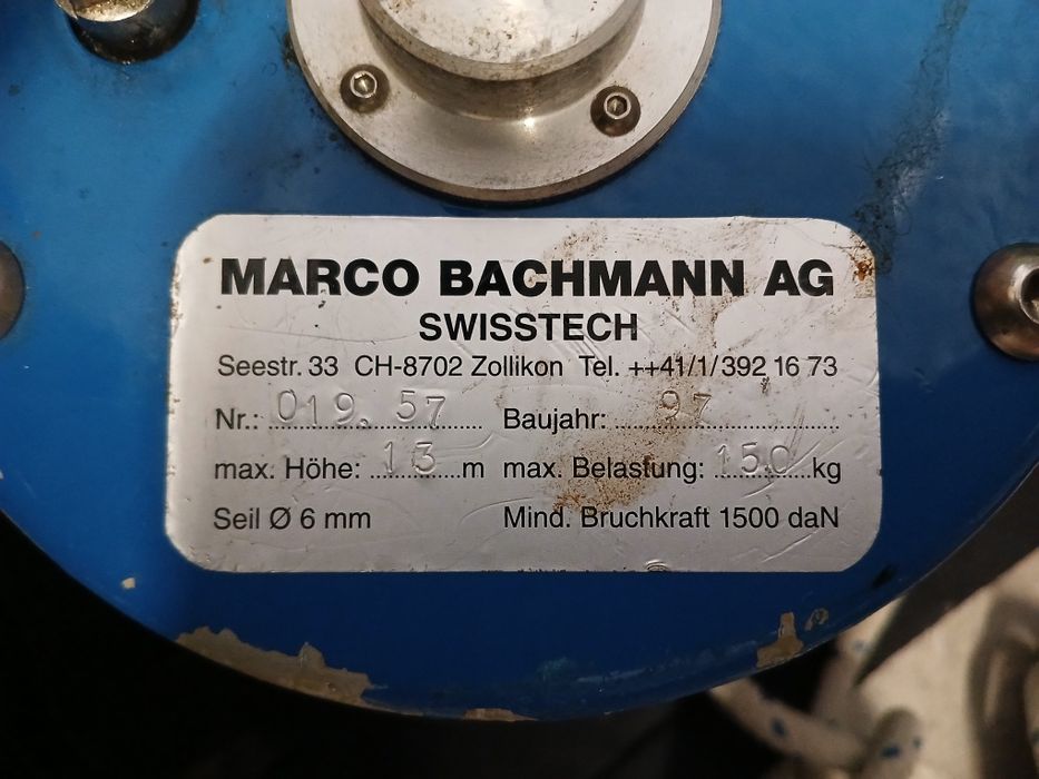 Dispositivo Anti-Queda Marco Bachmann “Fall-Stop Spezial” 13m, 150Kg.
