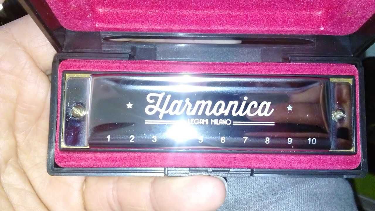 2 Harmonicas novas em caixa para venda ou troca pela melhor proposta