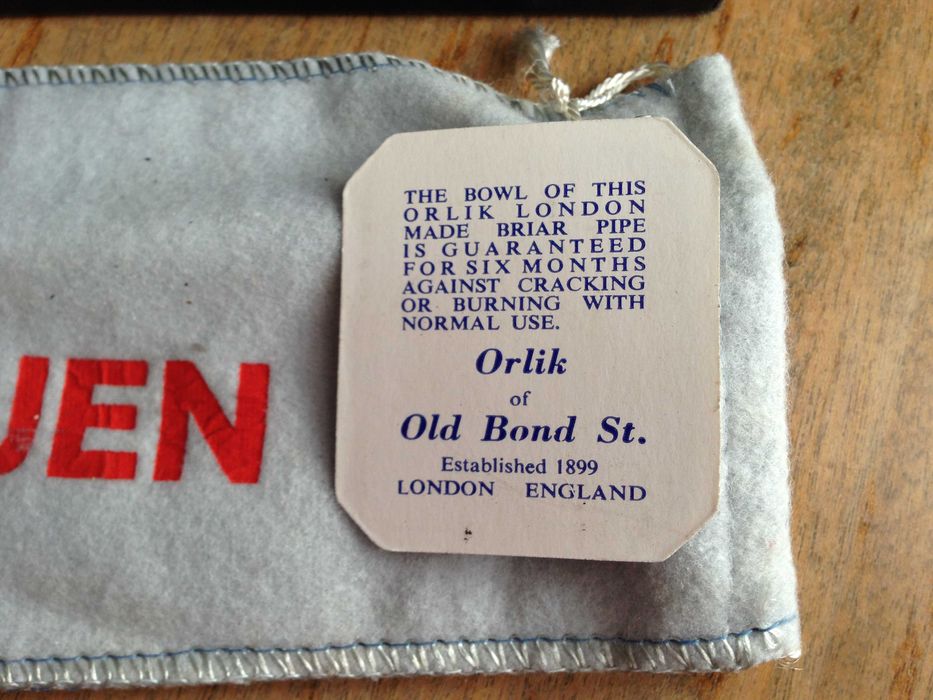 Markowa fajka LINCOLN Sandblasted Briar.