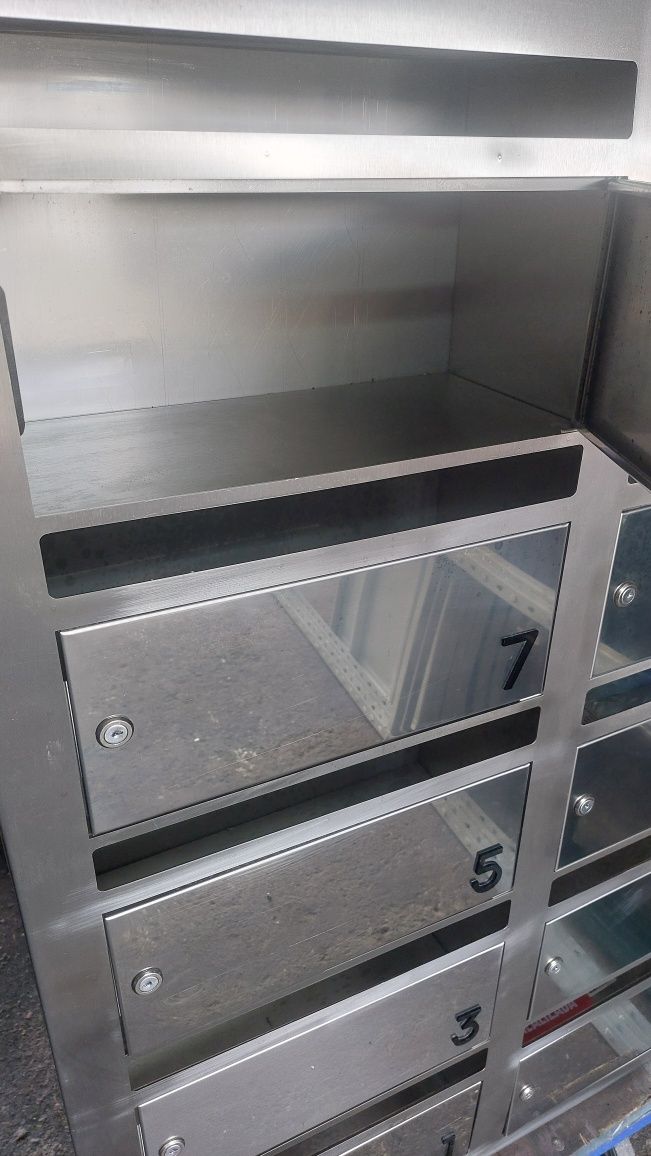 Modulo de 10 caixas de correio êm inox 316