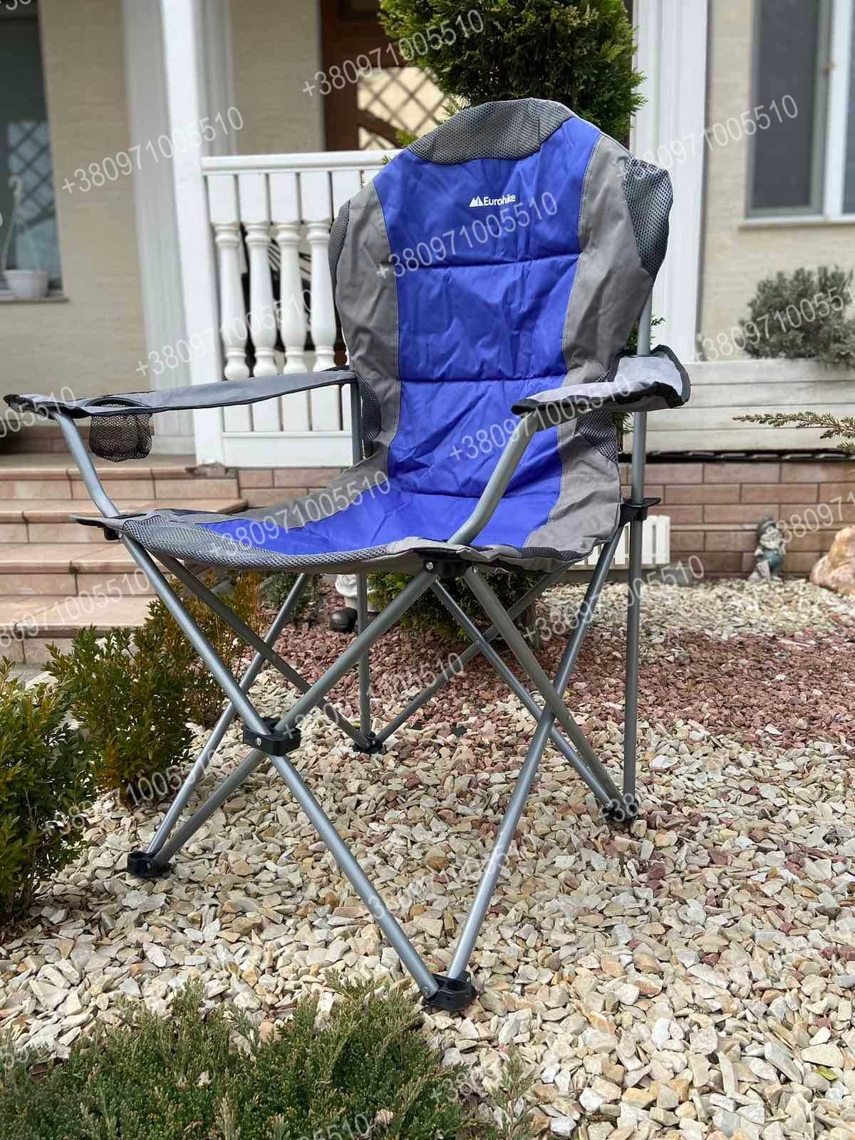 Стул для рыбалки, Раскладное кресло паук для пикника с подлокотниками