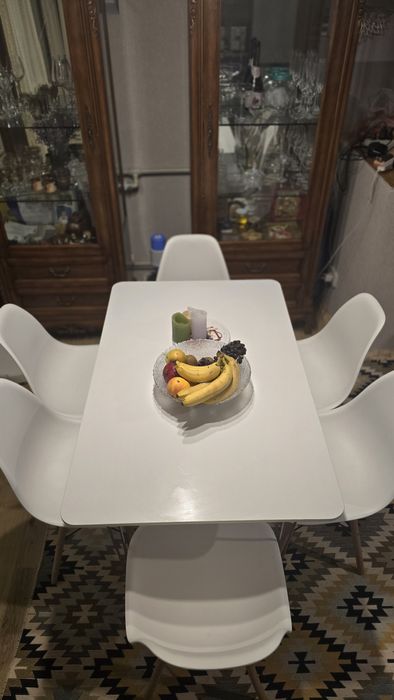 Обідній комплект стіл + 6 стільців з Юск