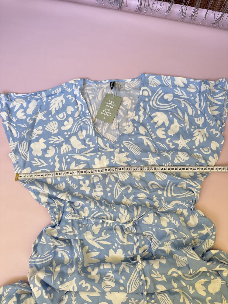 Довга блакитка сукня H&M