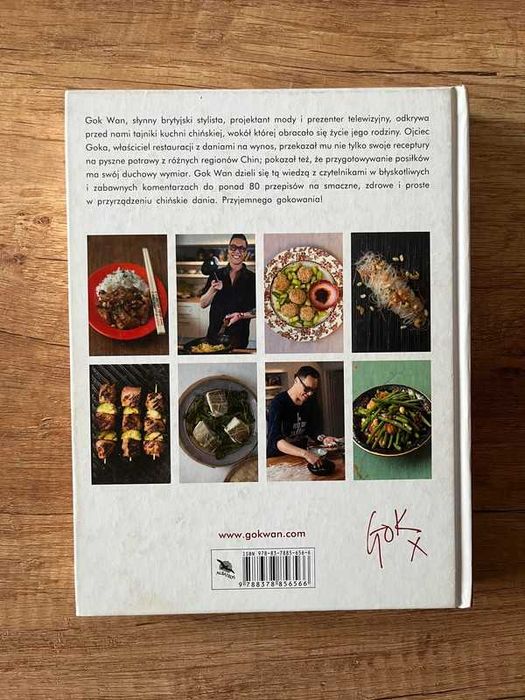 książka kucharska Gok Wan "Kuchnia chińska według Goka"