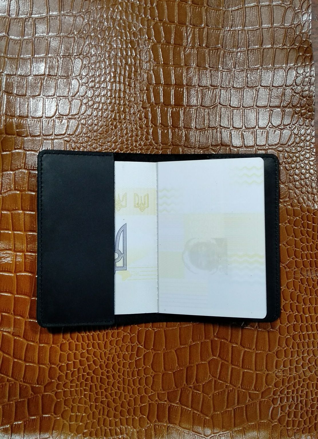 Кожаная обложка на военный билет паспорт Ручная работа
