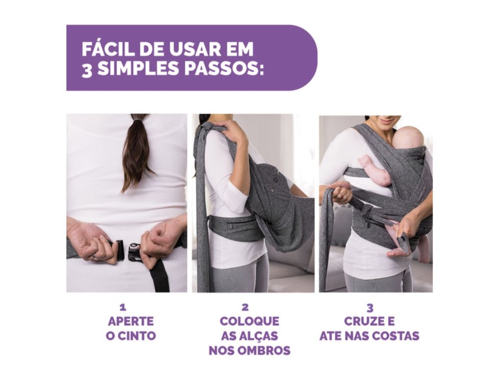 Porta Bebé Boppy ComfyFit Chicco