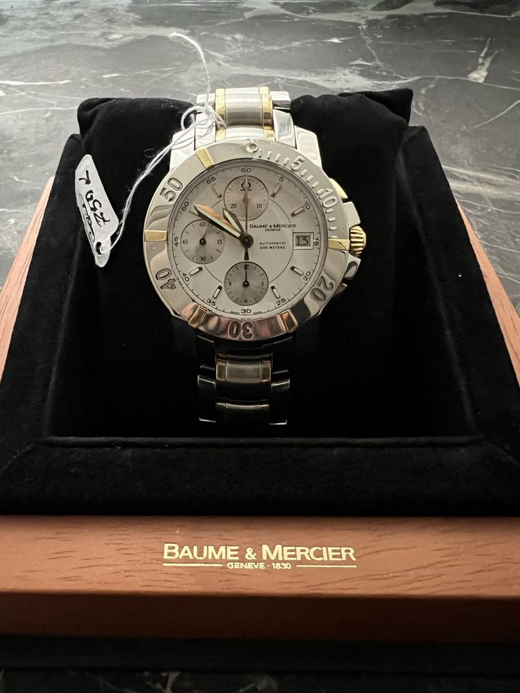 Годинники Baume&Mercier хронограф, Швейцарія,золото/сталь, як нові