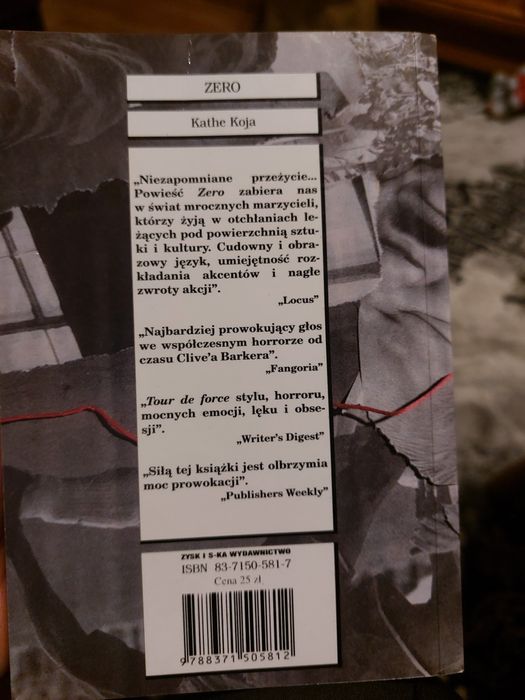 Zero Kathe Koja horror