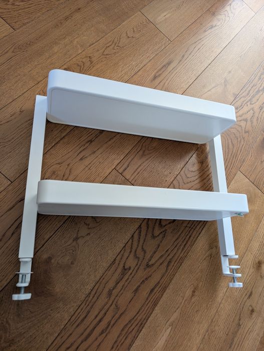 Vattenkar półka na biurko biała ikea 49x15 cm