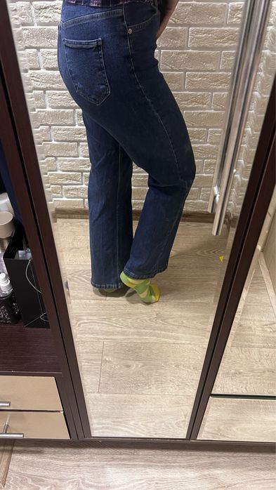 Джинси XRay сині плотні палаццо 30р/джинсы клеш,Турция,прямые