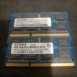 RAM DDR3 2Rx8 10600S 8GB (2x4gb) Elpida